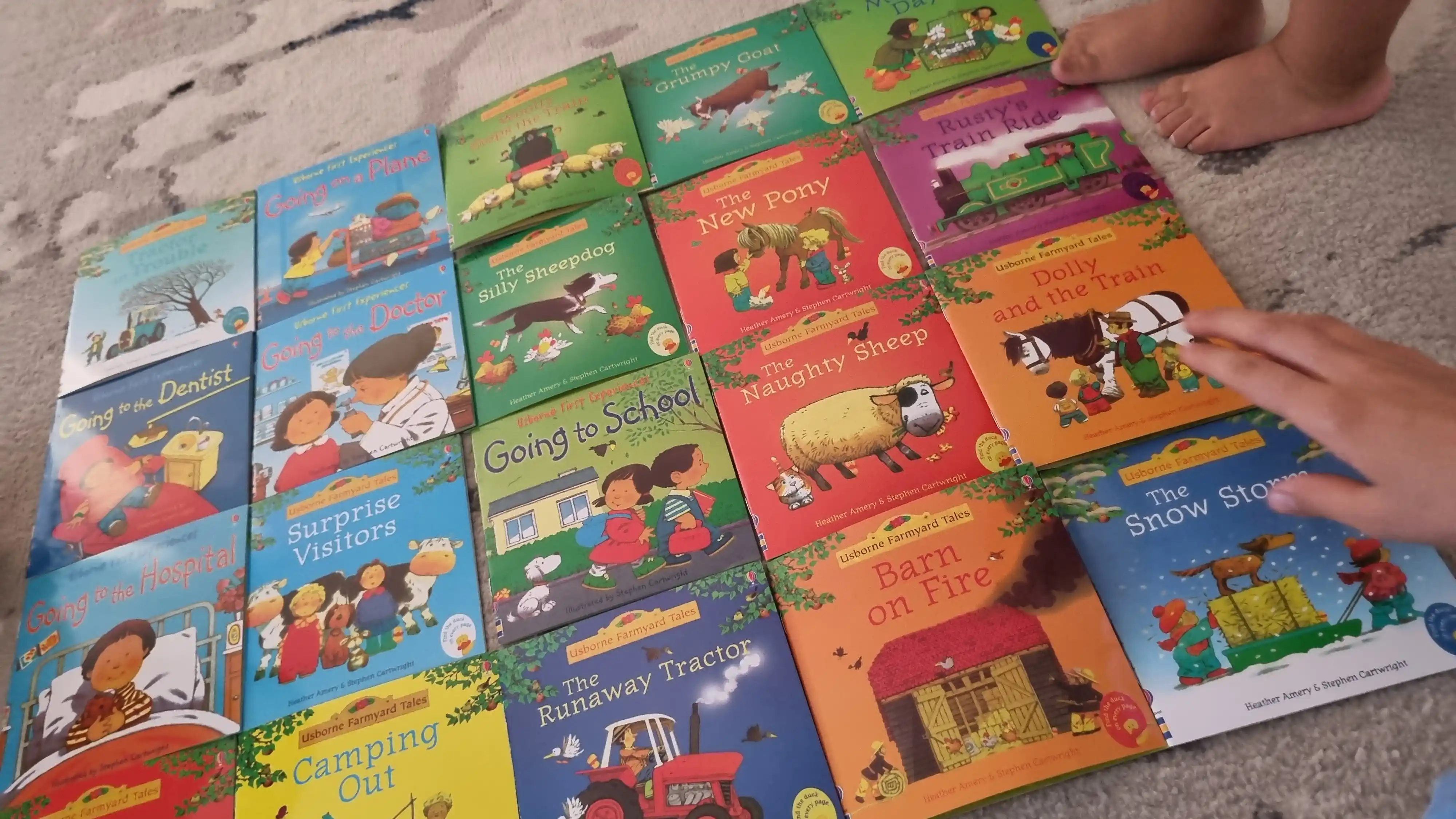 Развивающий набор книг Usborne для изучения английского языка для детей