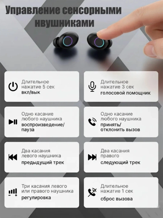 Супер мощные стерео Bluetooth наушники