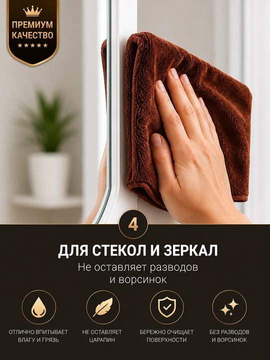 90×60 см mikrofiber sochiq, universal