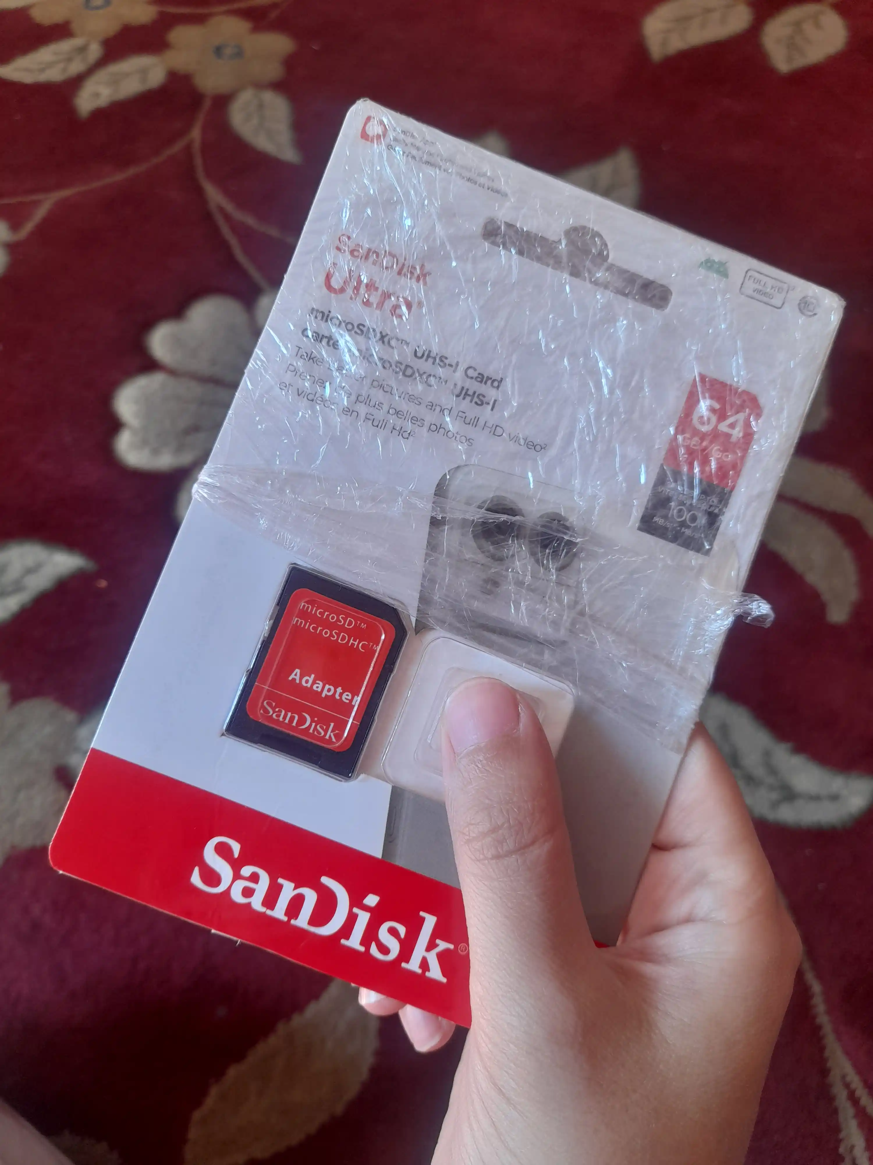 Карта памяти SanDisk Ultra MicroSD 32GB / 64GB / 128GB, до 100MB/s, Class 10, UHS-I