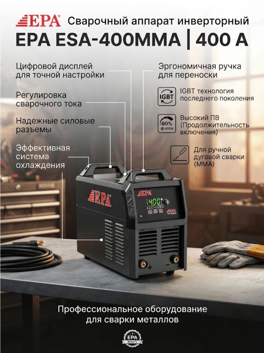 Сварочный аппарат EPA ESA-400MMA - 