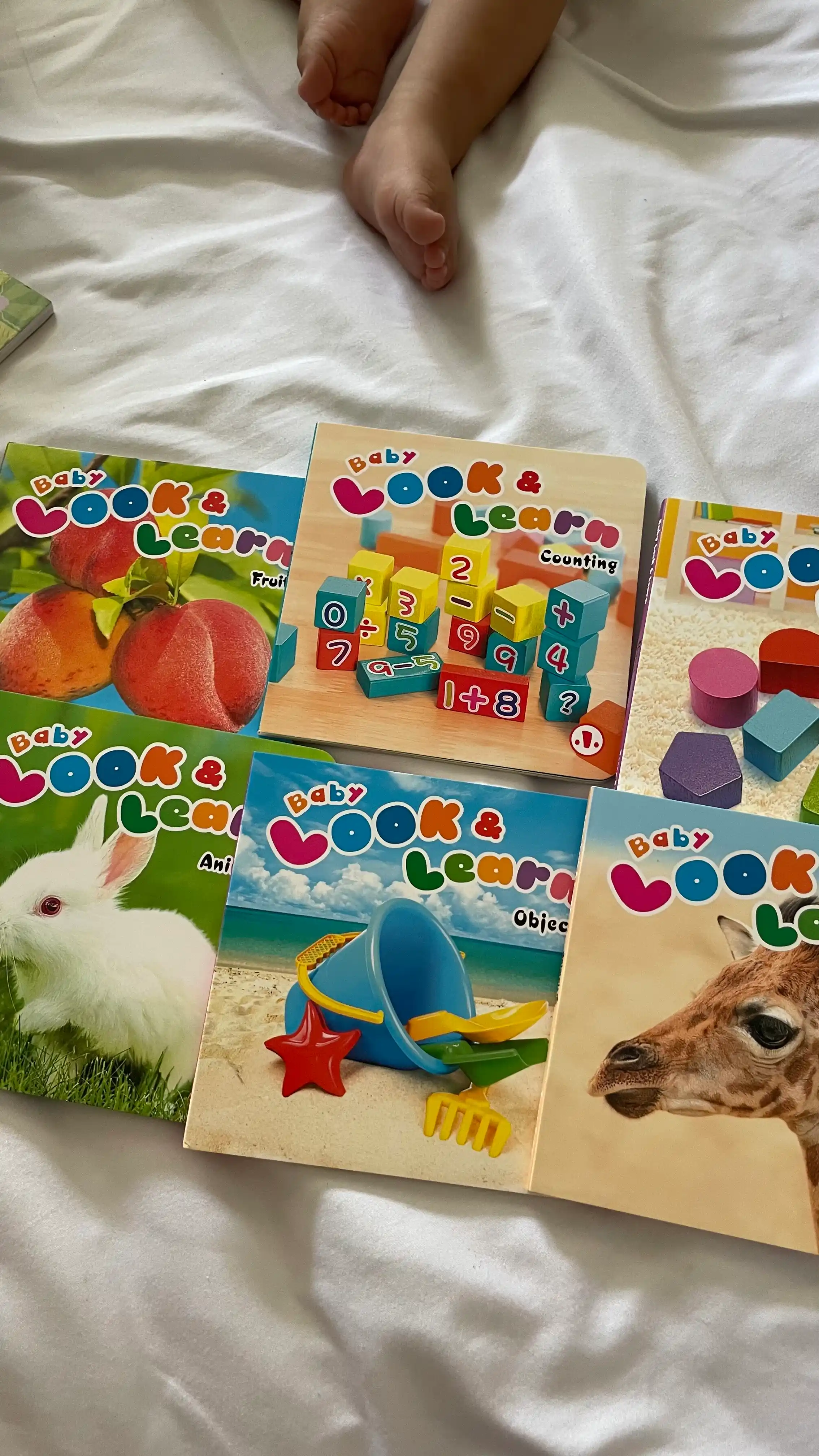 Baby Look and Learn 10 развивающих толстых книг для малышей