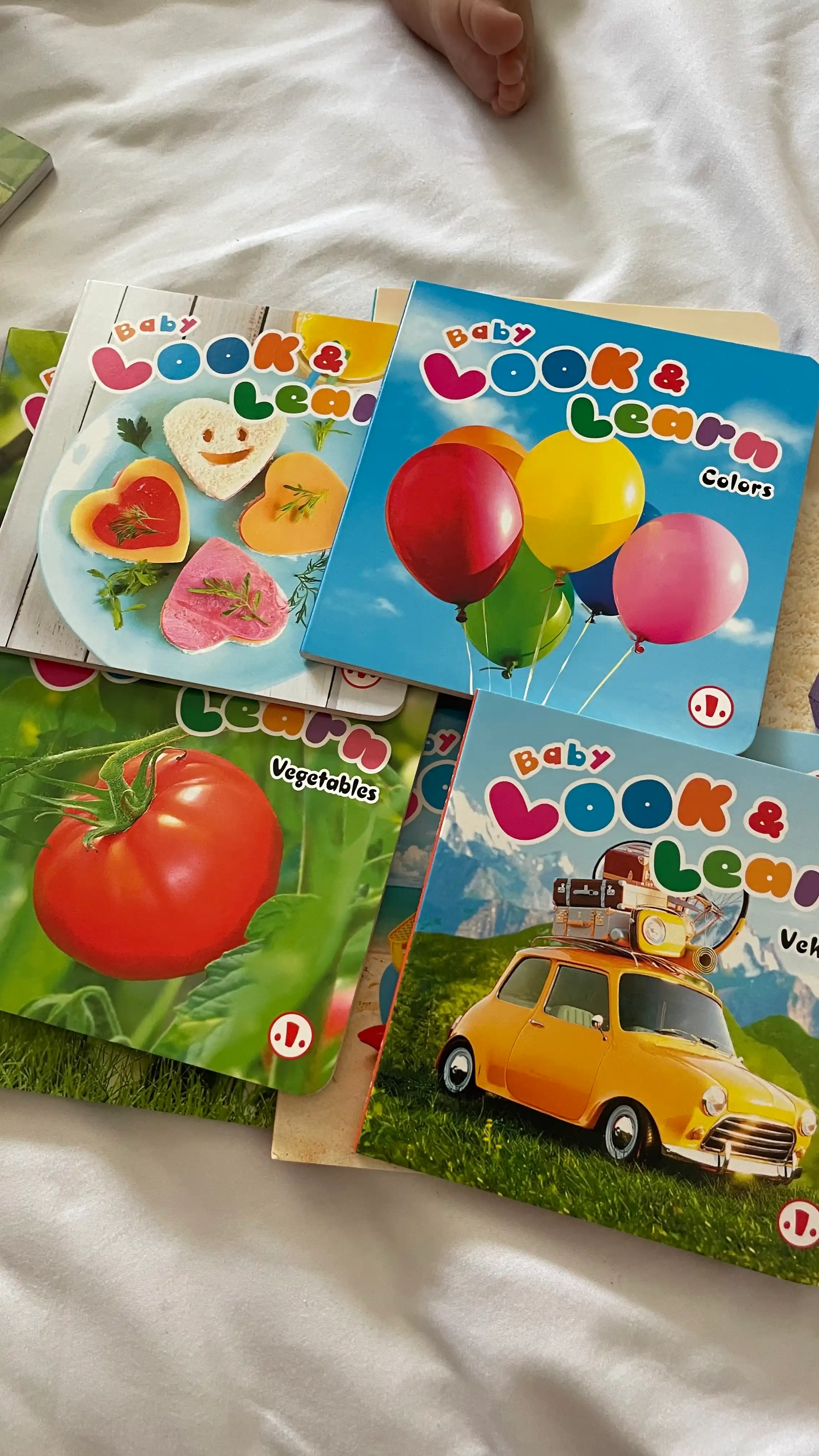 Baby Look and Learn 10 развивающих толстых книг для малышей