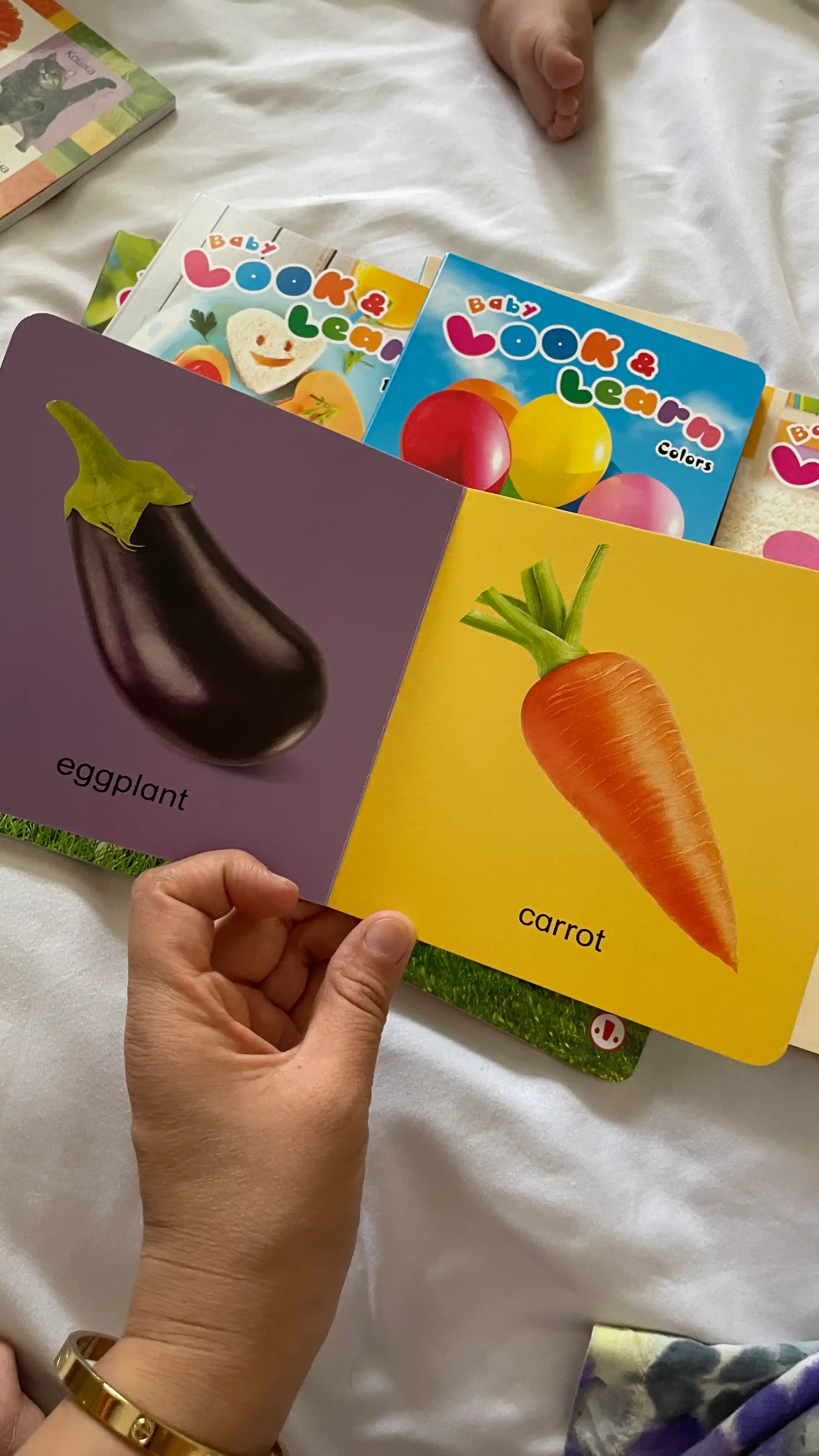 Baby Look and Learn 10 развивающих толстых книг для малышей
