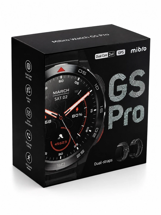 Смарт-часы Mibro Watch GS Pro AMOLED 1.43", GPS, Bluetooth, 5ATM