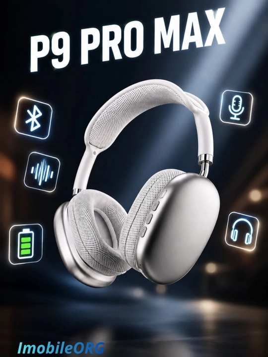 P9 Simsiz quloqchin, P9 PRO MAX sifatli quloqchin bass music tinglash uchun zor variant - 