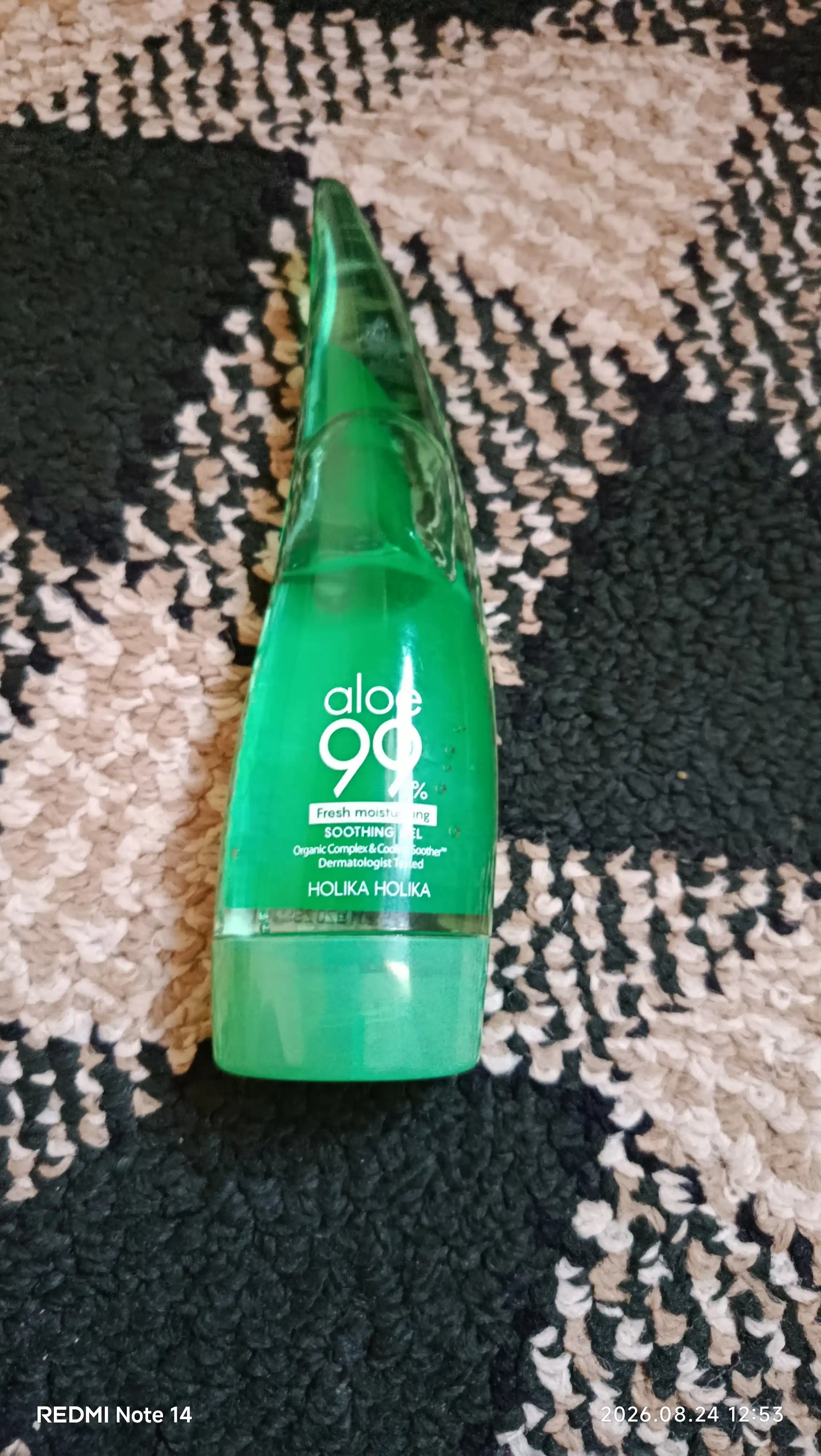 HOLIKA HOLIKA aloe vera geli, yuz va tana terisi uchun namlantiruvchi, ovqatlanish va parvarishlash