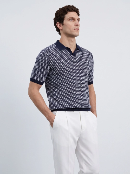 TERRA PRO erkaklar jemperi polo, finka 100% bambuk, AW25CR2-29-22033