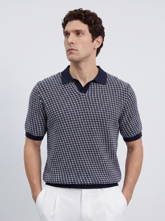 TERRA PRO erkaklar jemperi polo, finka 100% bambuk, AW25CR2-29-22033