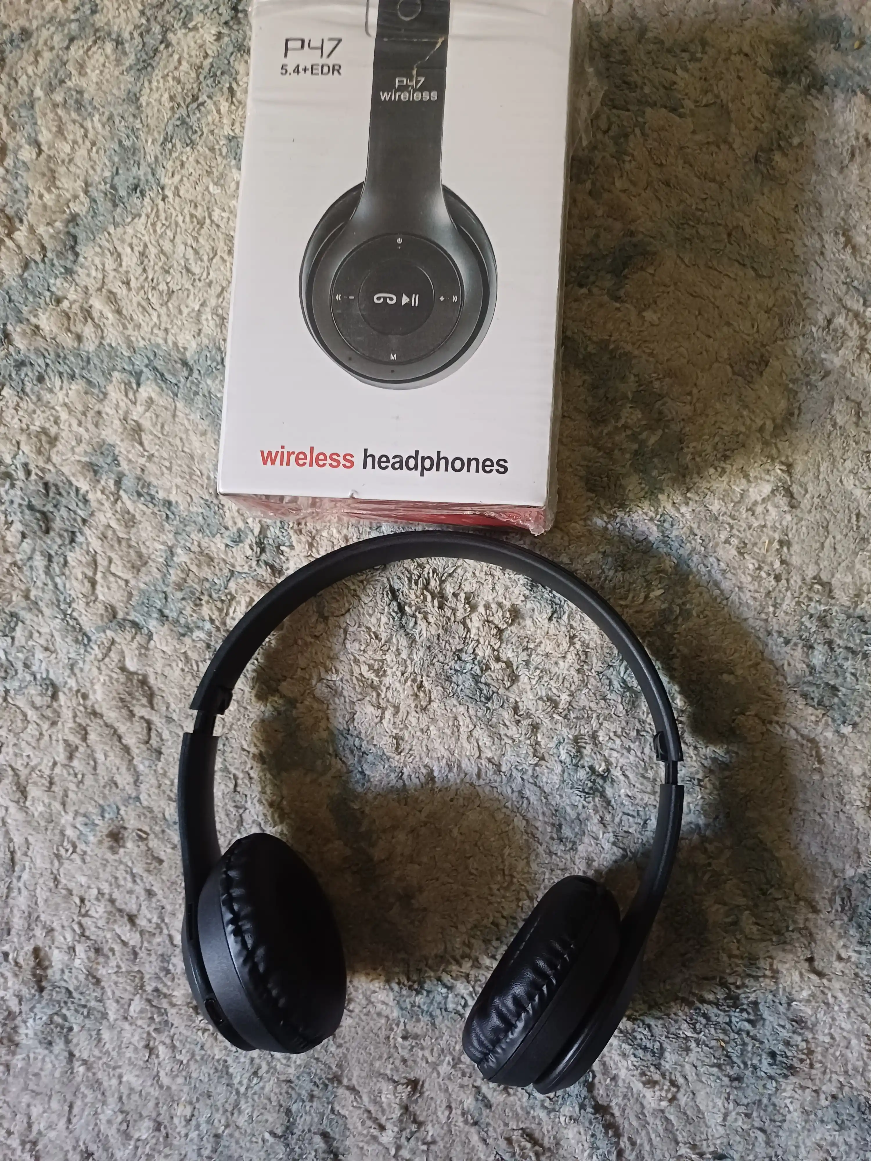 Simsiz quloqchinlar P47, Bluetooth 5.0, yig'iluvchan, mikrofon bilan, shovqinsiz