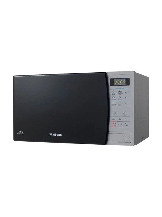 Samsung ME83KRS-1/UZ mikroto‘lqinli pech, 23 L, 800 Vt, sensorli boshqaruv, eritish
