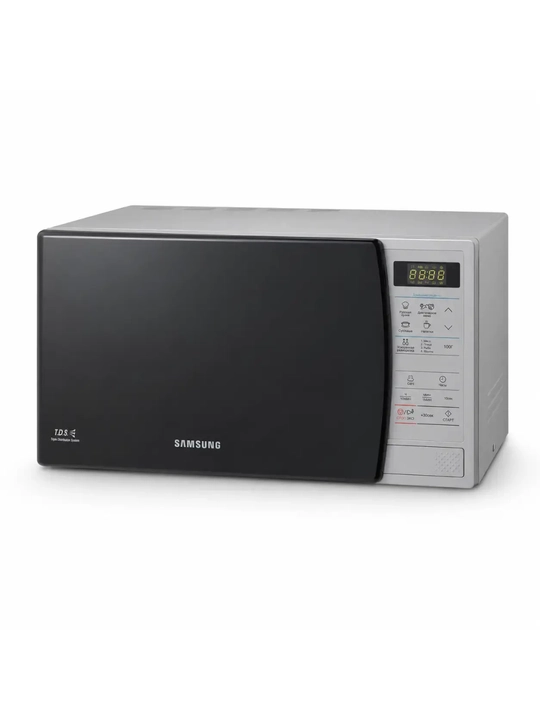 Samsung ME83KRS-1/UZ mikroto‘lqinli pech, 23 L, 800 Vt, sensorli boshqaruv, eritish