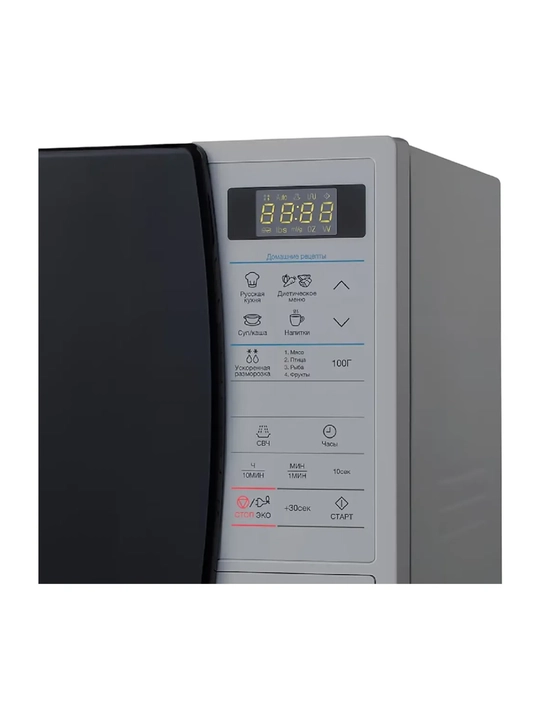 Samsung ME83KRS-1/UZ mikroto‘lqinli pech, 23 L, 800 Vt, sensorli boshqaruv, eritish