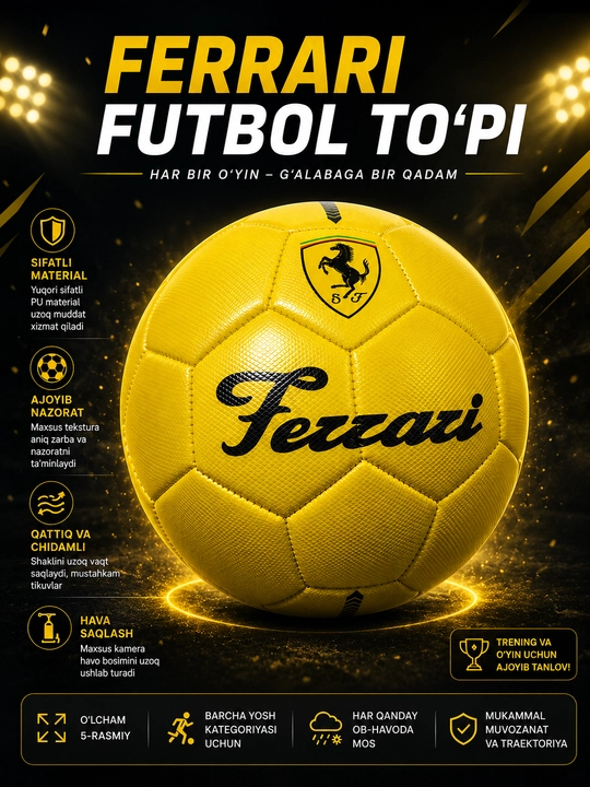 Futbol to‘pi, 5-o‘lcham - 
