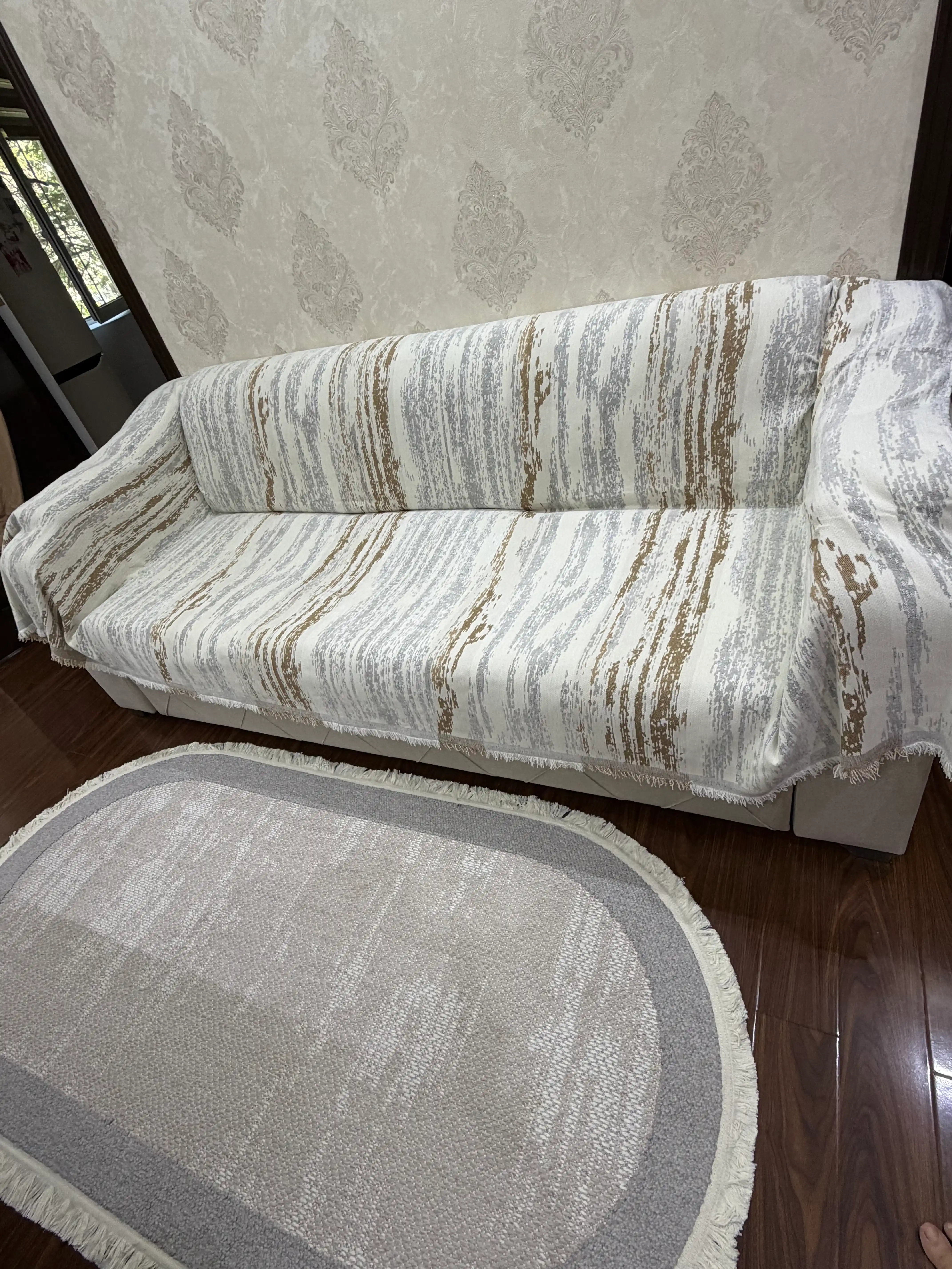 Divan va kreslolar uchun yopinchiq-pled, mebel uchun universal g‘ilof, choyshab