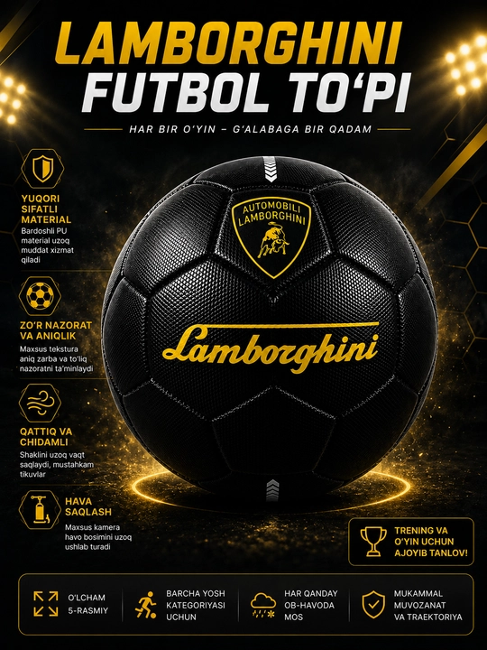 Futbol to‘pi, 5-o‘lcham - 