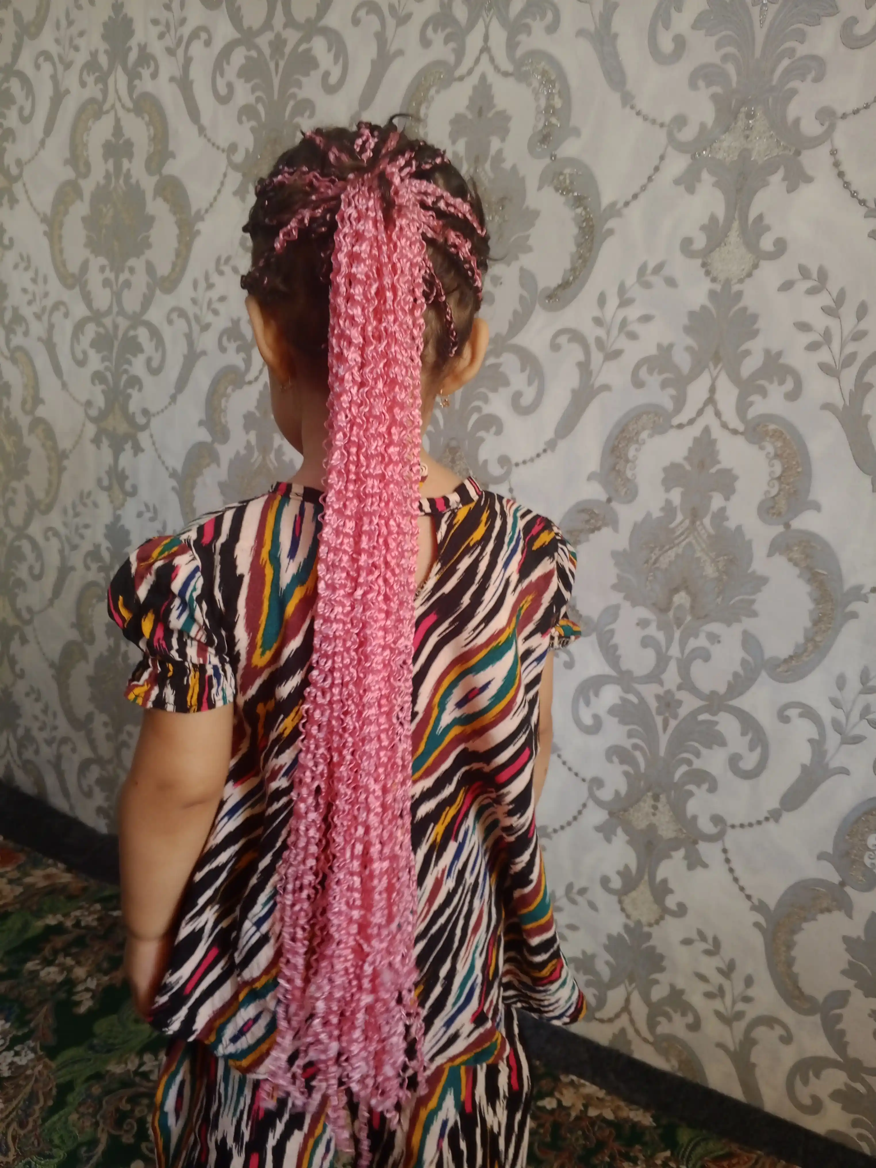Искусственные волосы для плетения Braid, макаронные локоны, 100 г, разные цвета