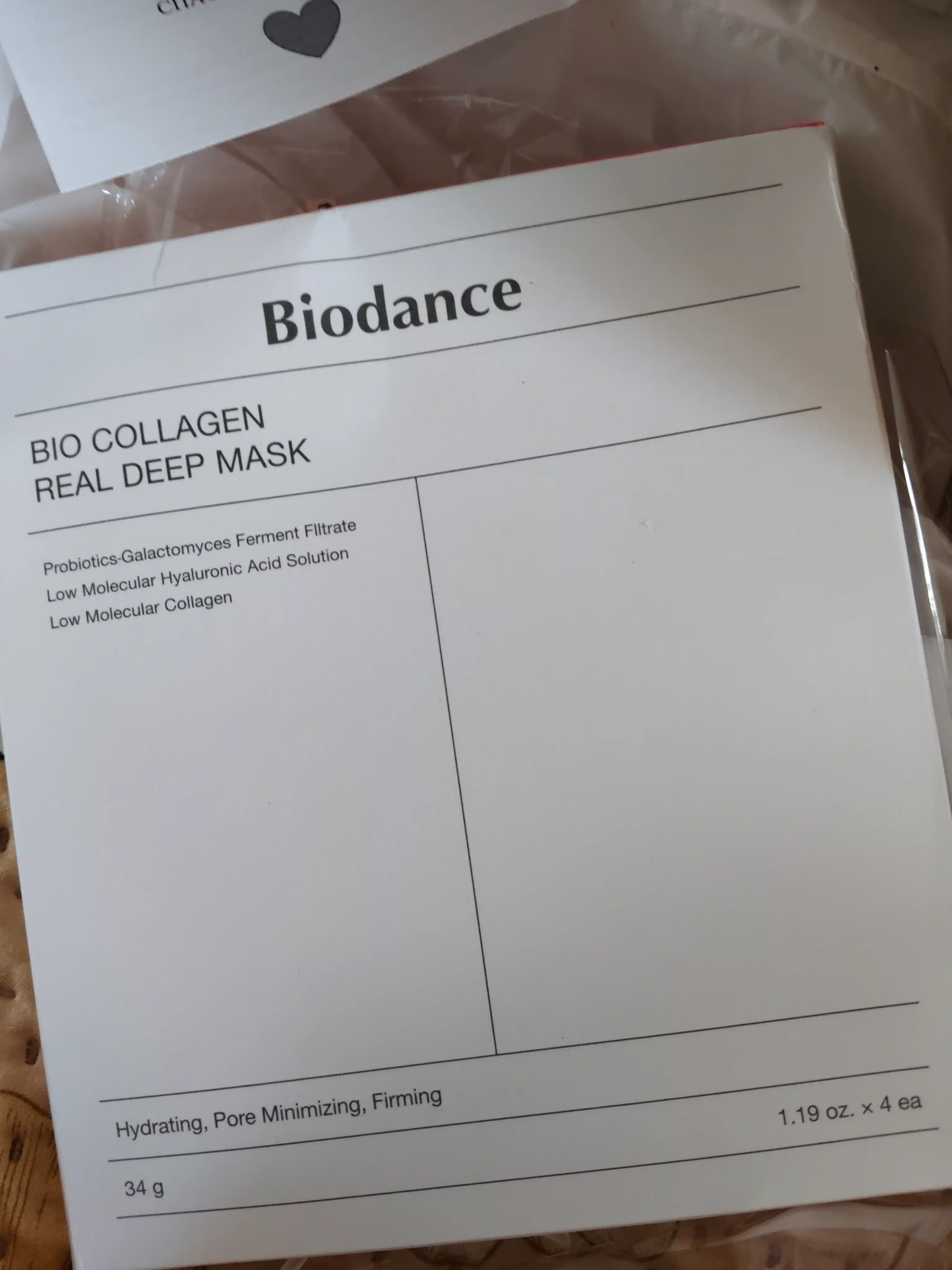 Маска для лица Bio-Collagen, увлажняющая, гидрогелевая, Biodance