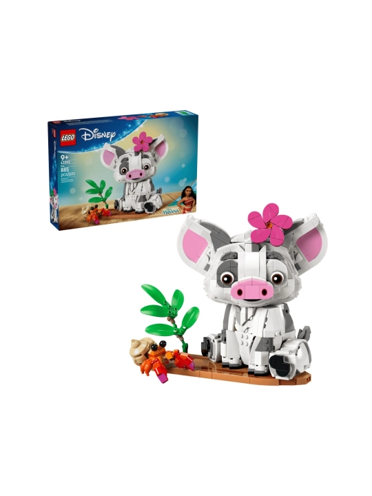 Конструктор LEGO Disney Moana Поросёнок Пуа 43292, 885 деталей