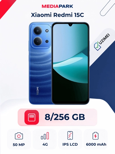 Smartfon Xiaomi Redmi 15C 8/256GB Moonlight Blue - 