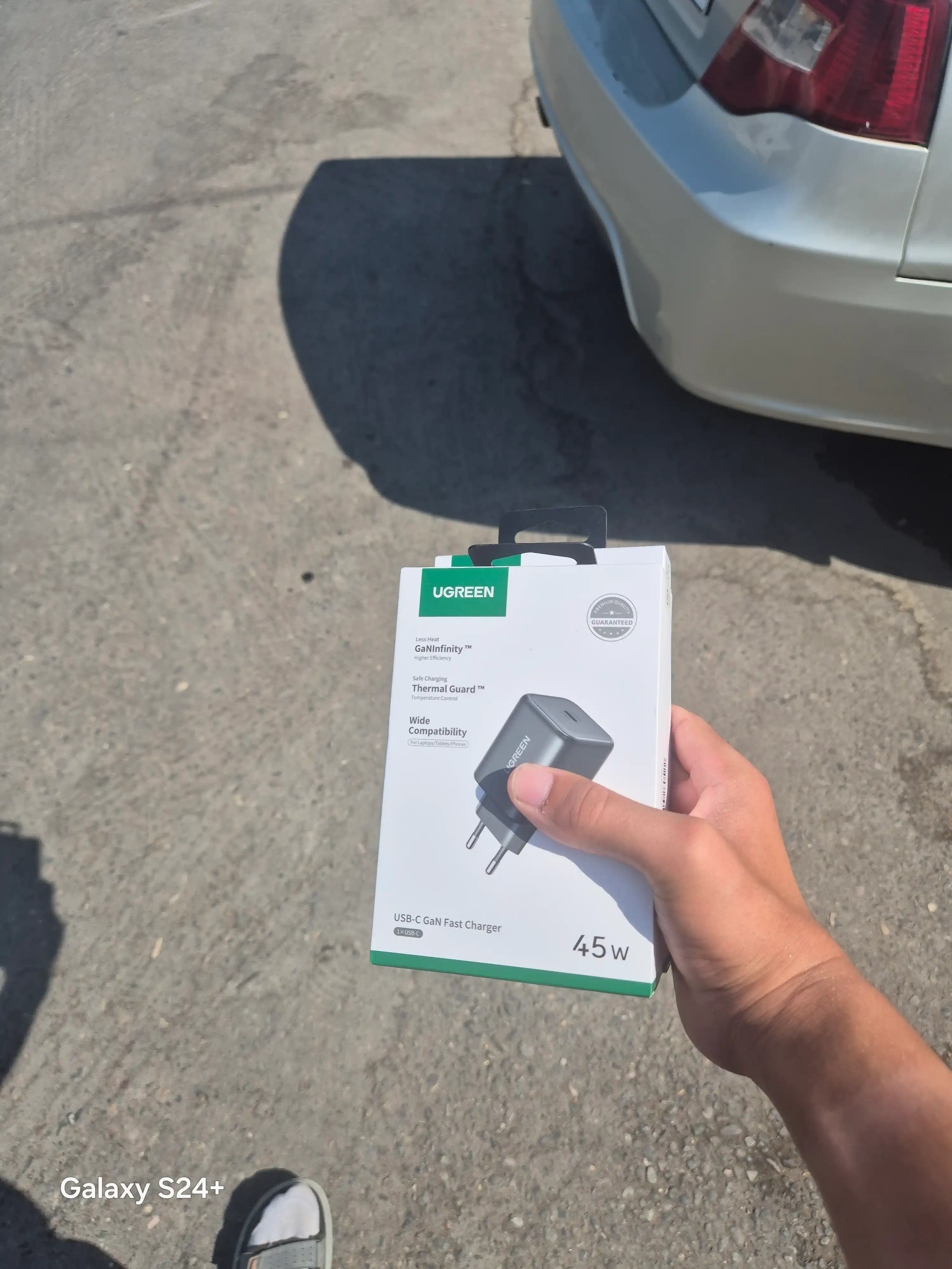UGREEN Сетевое зарядное устройство 45Вт USB-C GaN Fast Charger Black X524 (65052)
