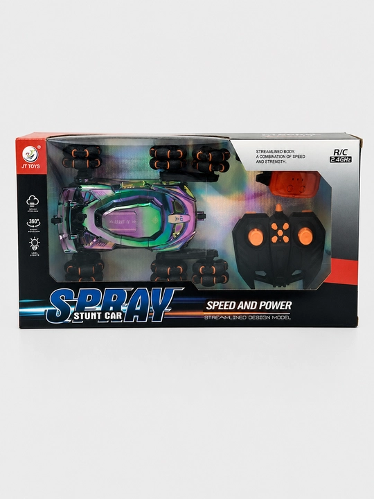 Radio boshqaruvli Spray Stunt Car 1:16 tryuk mashinasi