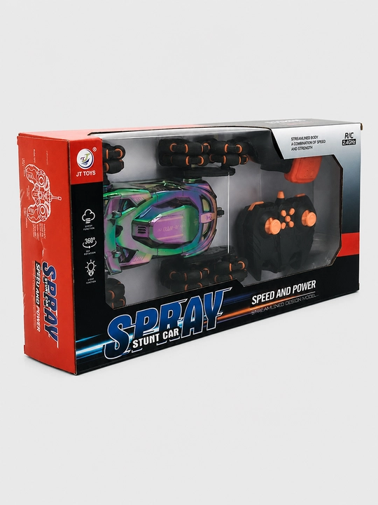Radio boshqaruvli Spray Stunt Car 1:16 tryuk mashinasi