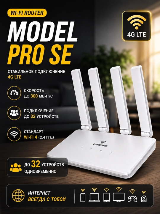 WiFI-Router, Simsiz 4G-5G LTE router Sim-karta