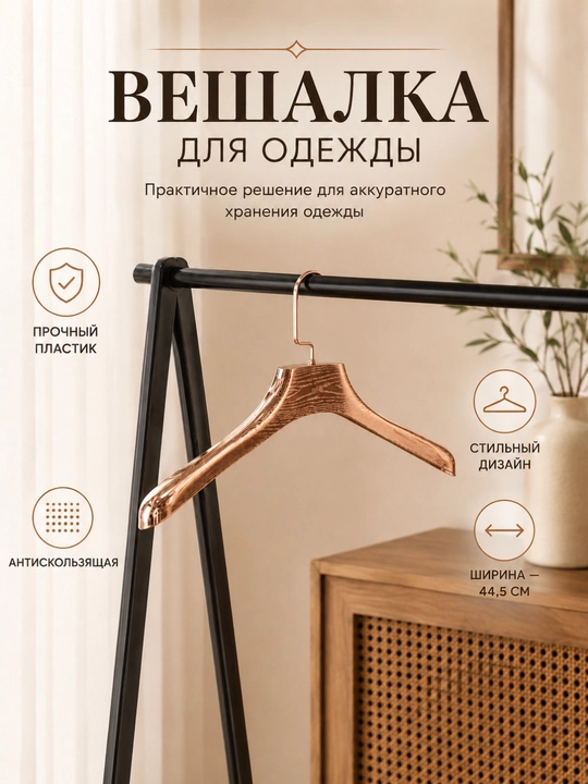 Kiyimlar uchun plastik ilgichlar to‘plami - 