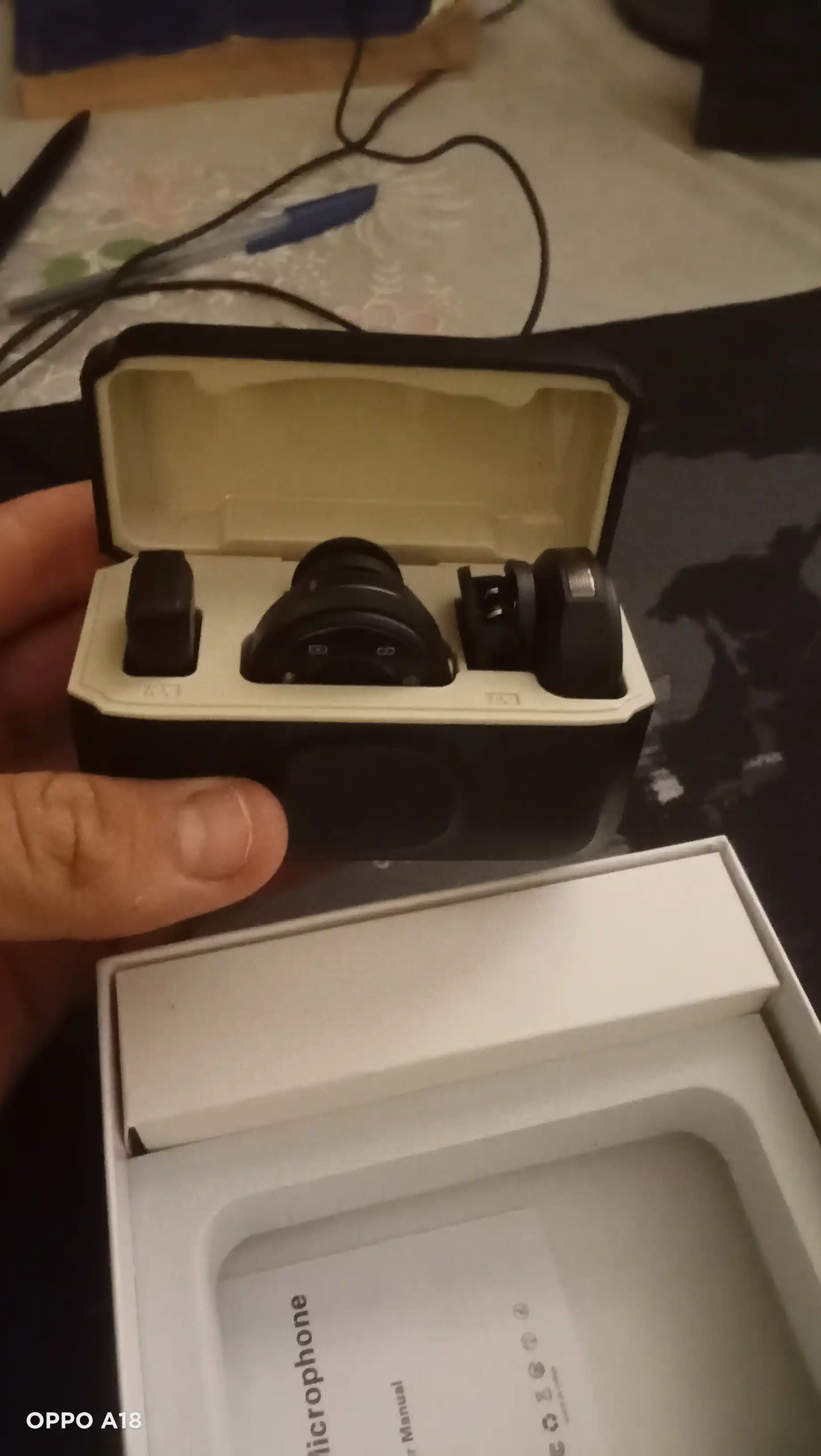 Simsiz petlichka mikrofon telefon uchun Type-C / Lightning, kontent va intervyu uchun