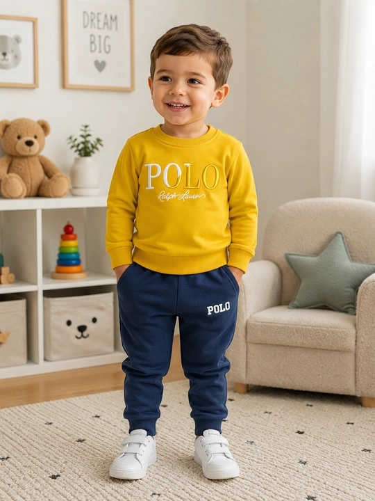 Костюм для мальчика POLO, свитшот и штаны, 2-3-4 года, спортивная двойка