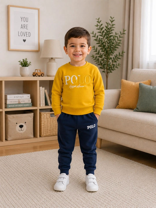 Костюм для мальчика POLO, свитшот и штаны, 2-3-4 года, спортивная двойка