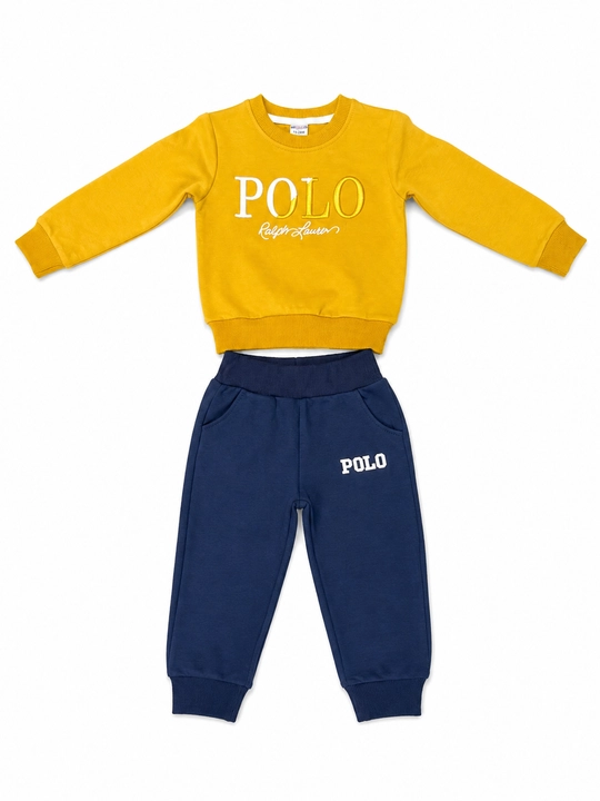 Костюм для мальчика POLO, свитшот и штаны, 2-3-4 года, спортивная двойка