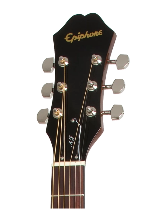Epiphone J-15 EC elektr-akustik gitara, qirqimli to‘liq o‘lchamli Dreadnought