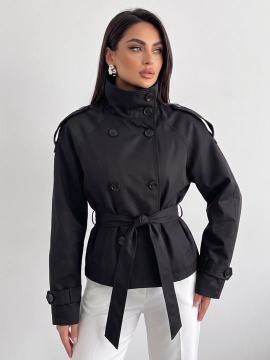 Тренч женский с поясом, женская куртка — ELLY FASHION
