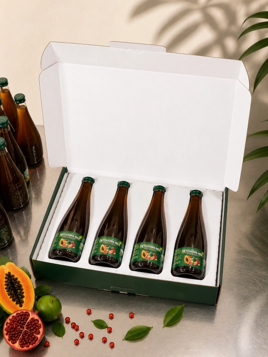 DOCTOR ALI ORGANIC DETOX-1  "DETOXIOMA MAX" alkogolsiz sharbat saqlovchi balzami