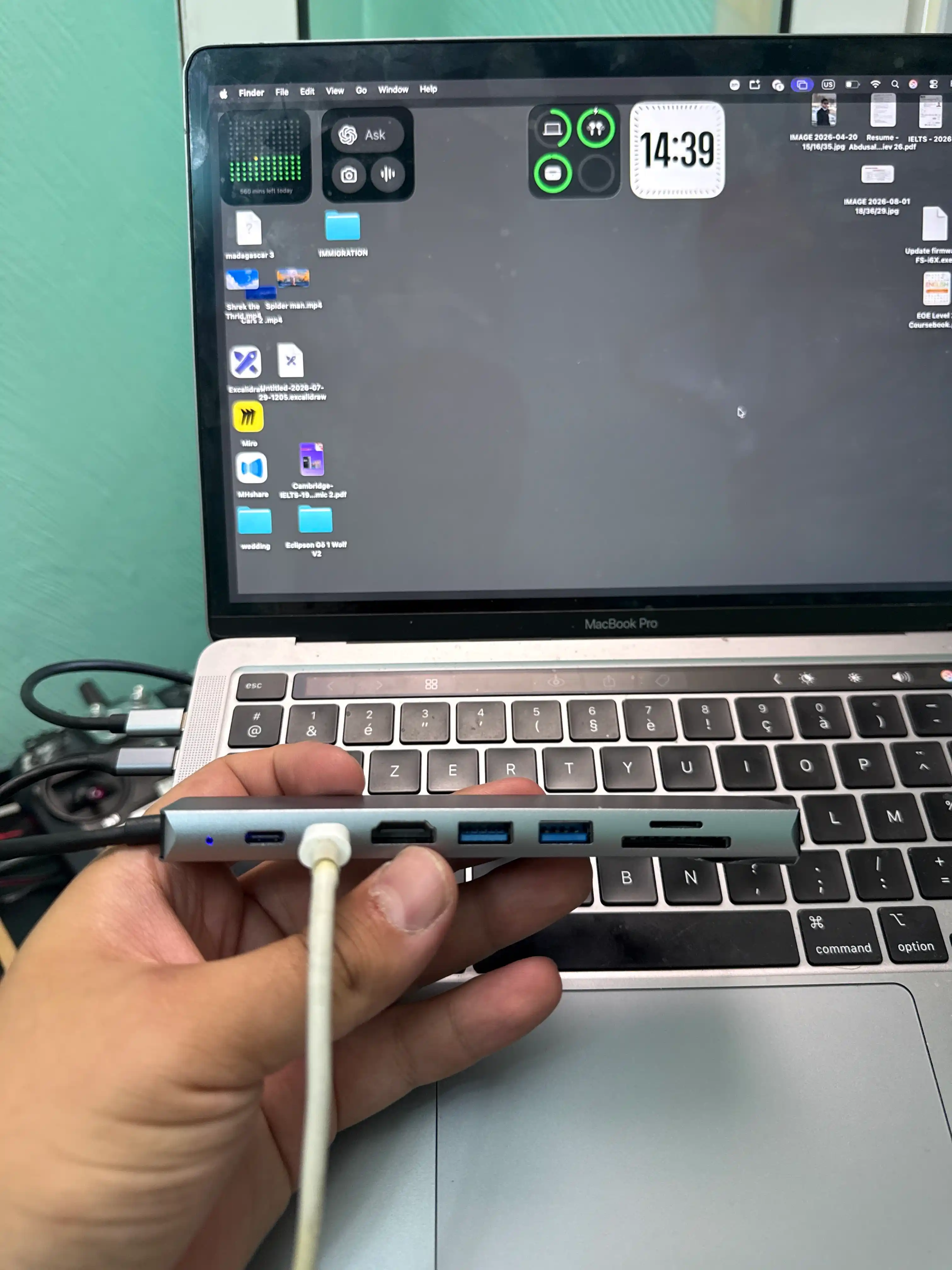 USB Type-C 8 в 1 для MacBook, USB-концентратор 3.0 адаптер для Macbook, HDMI