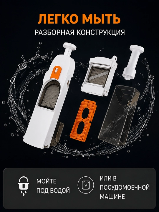 Ko'p funksiyali 6-in-1 sabzavot to'g'ragich - Ko'p funksiyali to'g'ragich
