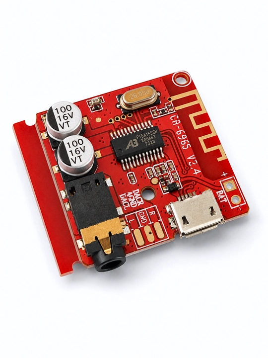 Bluetooth аудиоприёмник CA-6965 V2.4 с AUX 3.5 мм, модуль для колонок, усилителя и авто