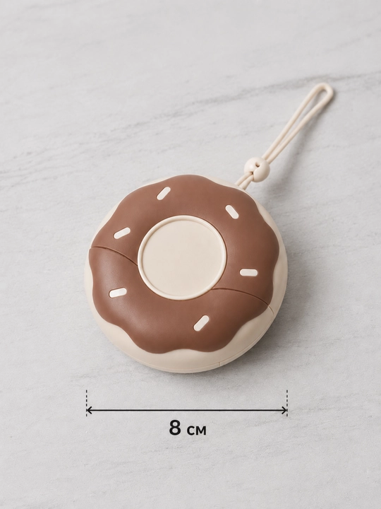 Многоразовый липкий ролик для чистки одежды DONUTROLL