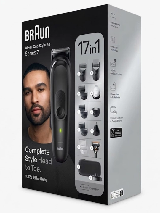Braun MGK 7490 17 ta 1 ta uslub to'plami - 