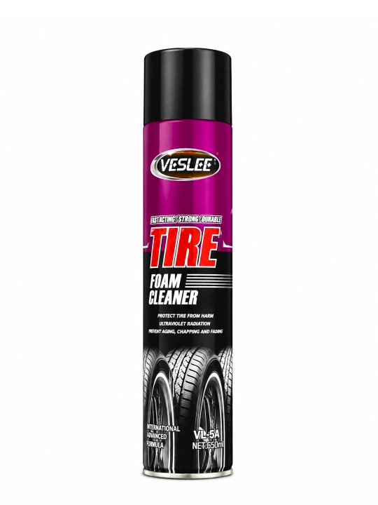 VESLEE Tire Foam Cleaner shinalar uchun ko‘pikli tozalagich, 650 ml