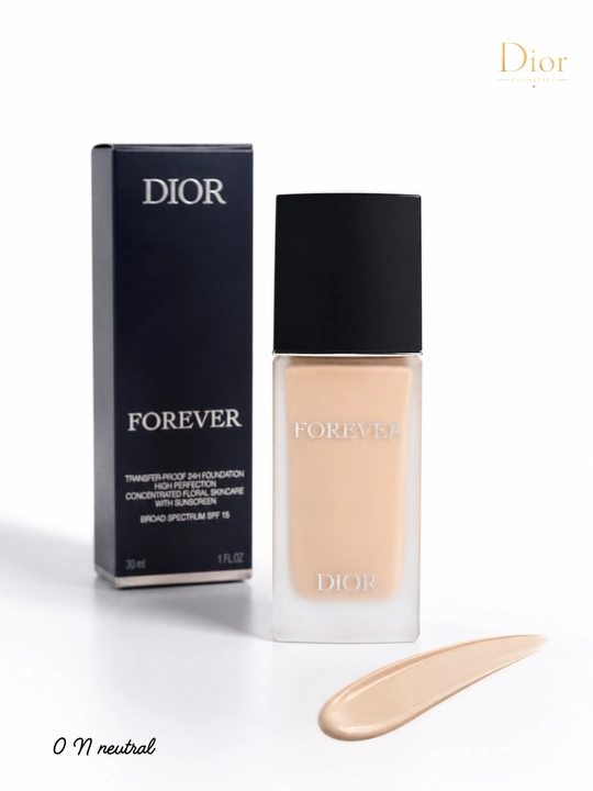 Yengil teksturali va uzoq saqlanuvchi,Dior Forever 0N tonal krem, SPF 15, 30 ml