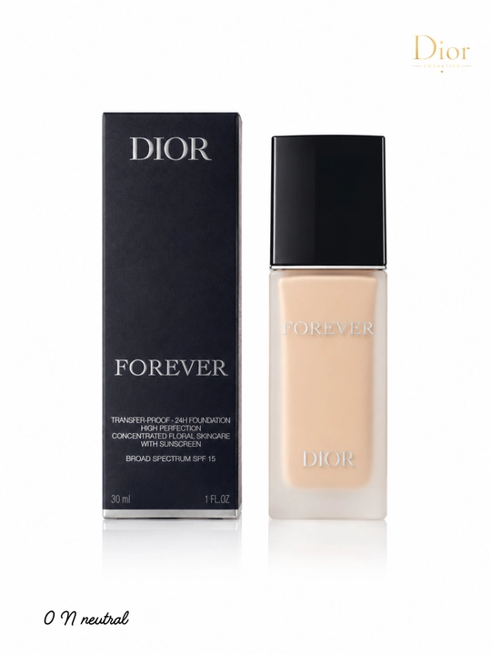 Yengil teksturali va uzoq saqlanuvchi,Dior Forever 0N tonal krem, SPF 15, 30 ml