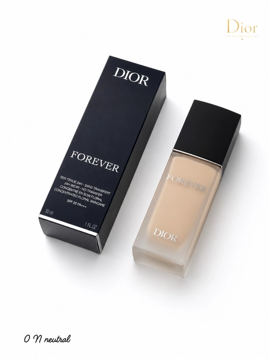 Yengil teksturali va uzoq saqlanuvchi,Dior Forever 0N tonal krem, SPF 15, 30 ml
