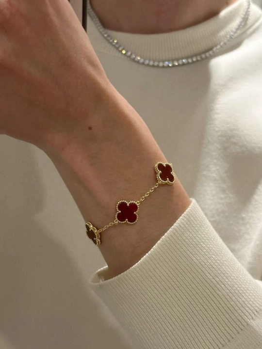 Браслеты для женщин и девушек Van Cleef, не меняет цвет и не темнеет - 