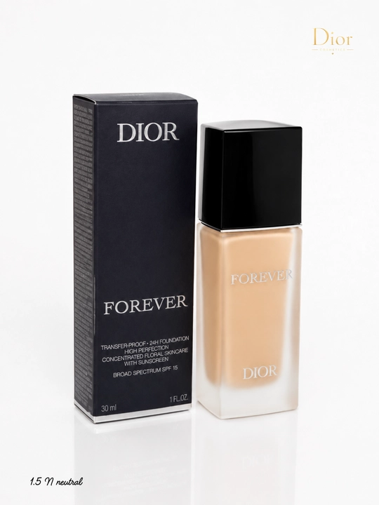 Лёгкий и стойкий тональный крем Dior Forever 1.5N, SPF 15, 30 мл