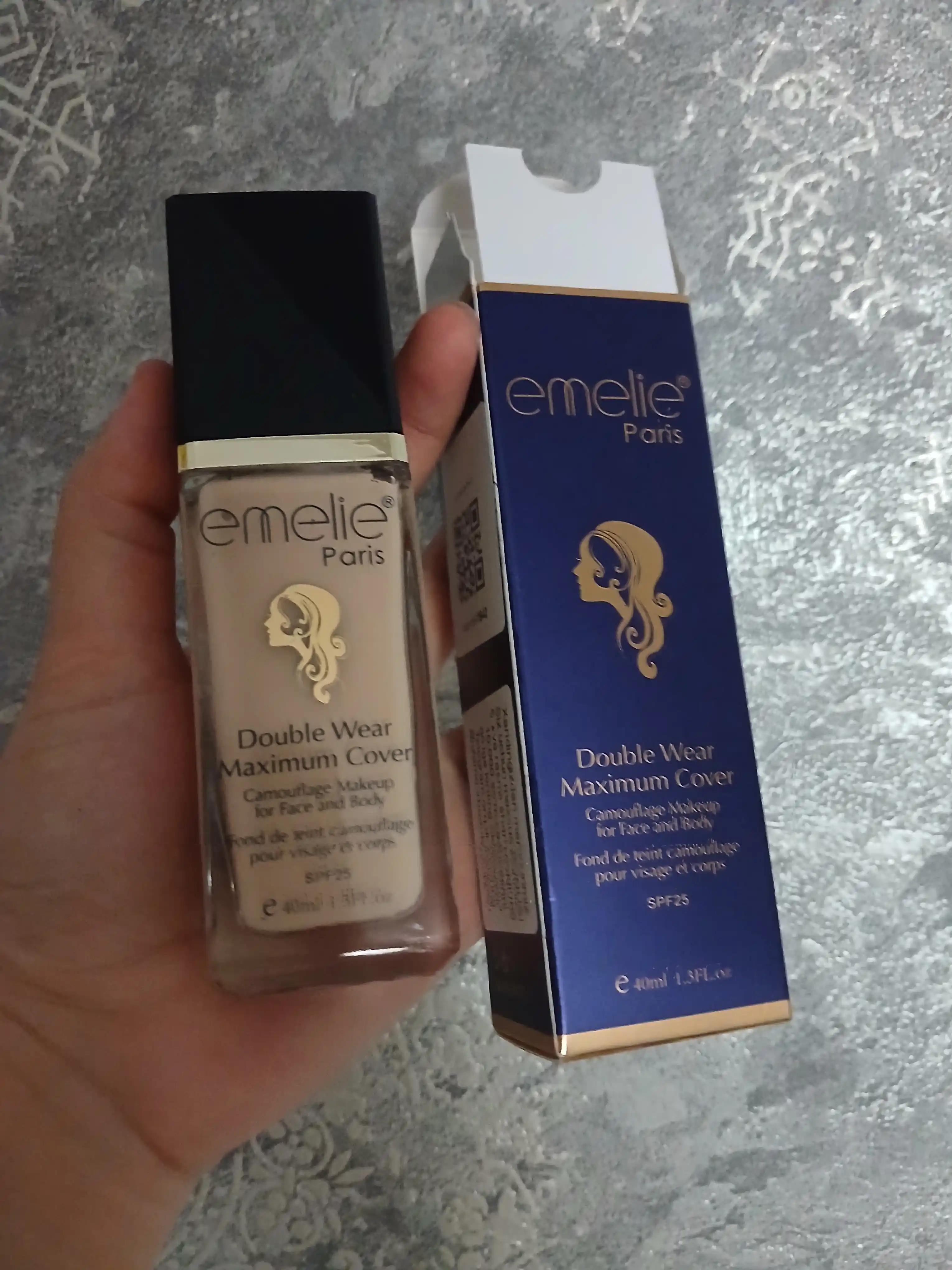 Tonal krem yuz uchun Еmelie spf 25, namlovchi, mat rangi, 40 ml 1. 3fl, item no: e-103