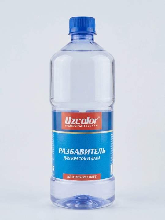 Uzcolor bo'yoq va laklar uchun erituvchi, bo'yoq quyuqligini kamaytiruvchi va tozalovchi - 