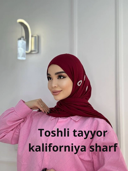 Toshli tayyor sharf, material kaliforniya. Hidjab - 